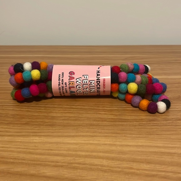 Trader Joe’s Mini Felted Wool Garland - Picture 1 of 4